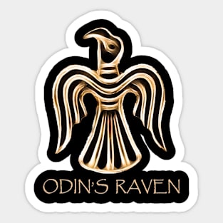 Odin's Raven Sticker